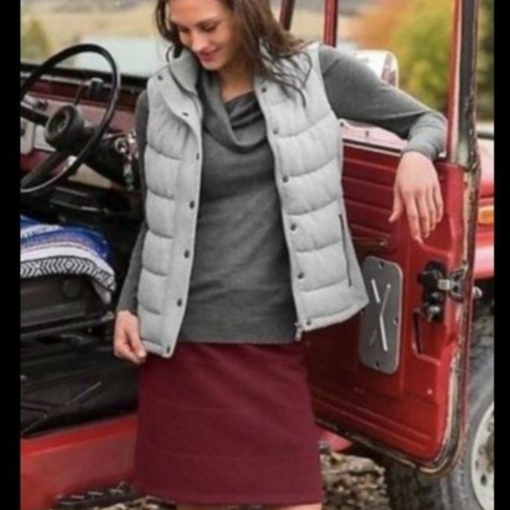 ❤️ NWOT! ATHLETA HIGH WAIST STRATA PONTE KNIT A-LINE SKIRT, XXS - Picture 2 of 7